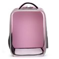 thumbnail image 3 of Mochila doble para mascotas, plegable, con espacio comprimido, transparente, para viajes al aire libre, camping, bolsa de transporte, portátil, límite de peso de 20 kg, 3 of 5