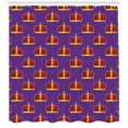thumbnail image 3 of Crown Shower Curtain, Head Accessories Important King Style Precious Outfit Element Print, Fabric Bathroom Set with Hooks, 69W X 70L Inches, Quartz Ruby and Earth Yellow, by Ambesonne, 3 of 3
