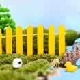 thumbnail image 4 of Mdesiwst Wooden Fence Decorative Landscape Bonsai Decor Multi-Color Succulent Garden Barrier for Park, 4 of 8