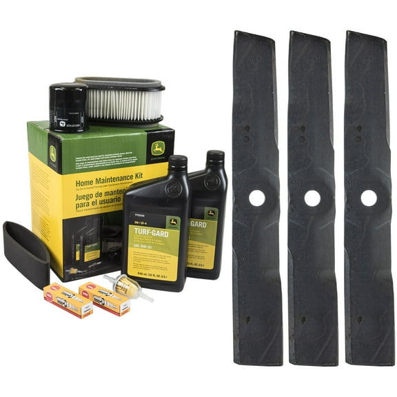 John Deere LX178 Maintenance Kit w/ Standard Blades, 48" Mower Deck