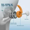 thumbnail image 4 of Sleep Noise Reduction Earplug Ear Protection Earplugs Anti-Noise Waterproof Plug For Travel Work Tapones Para Dormir Earplugs, 4 of 6