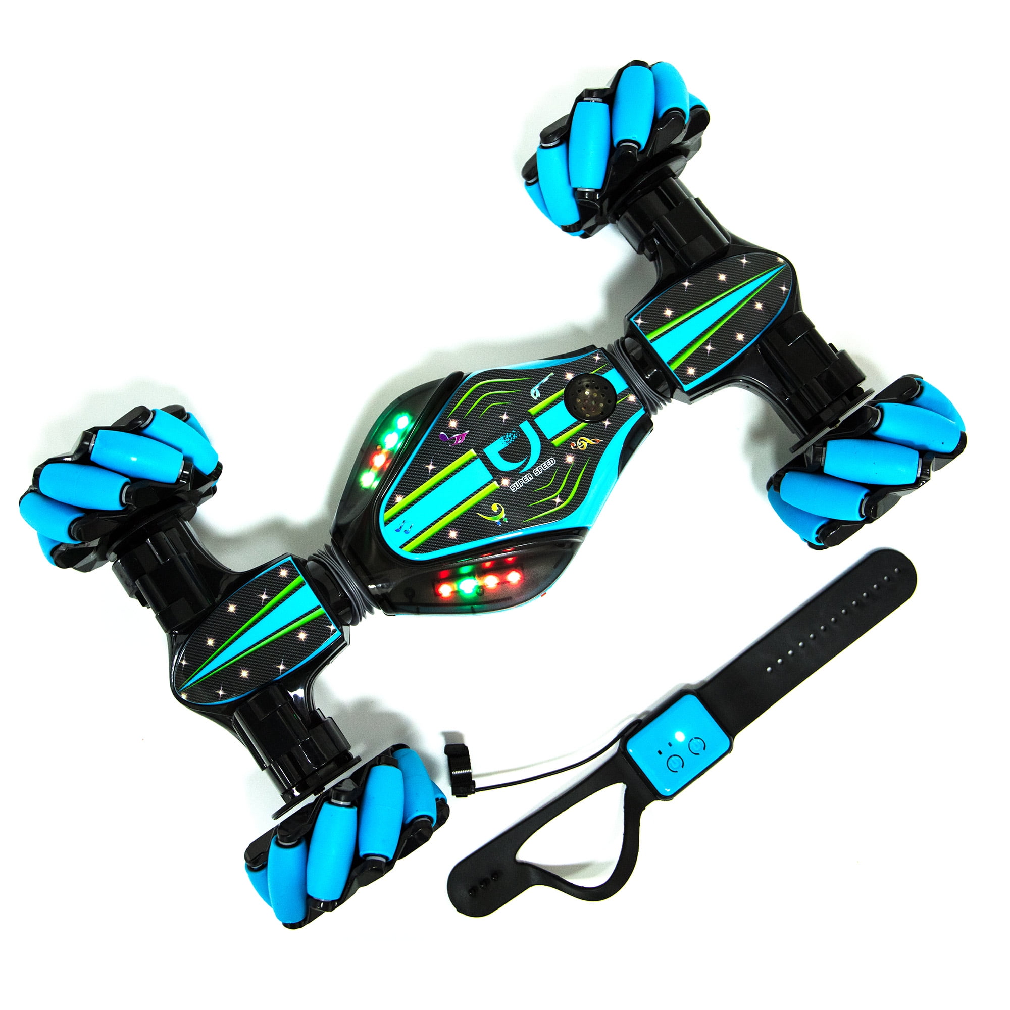 Remote Control Stunt Car,Womdee 2.4G 4WD Stunt Gesture Induction