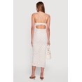 thumbnail image 3 of Women's Lace Cowl Neck Sweetheart Neckline Keyhole Back Dress, 3 of 3
