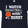 thumbnail image 4 of Inktastic I Watch Basketball with Mommy Boys Baby Bodysuit, 4 of 5
