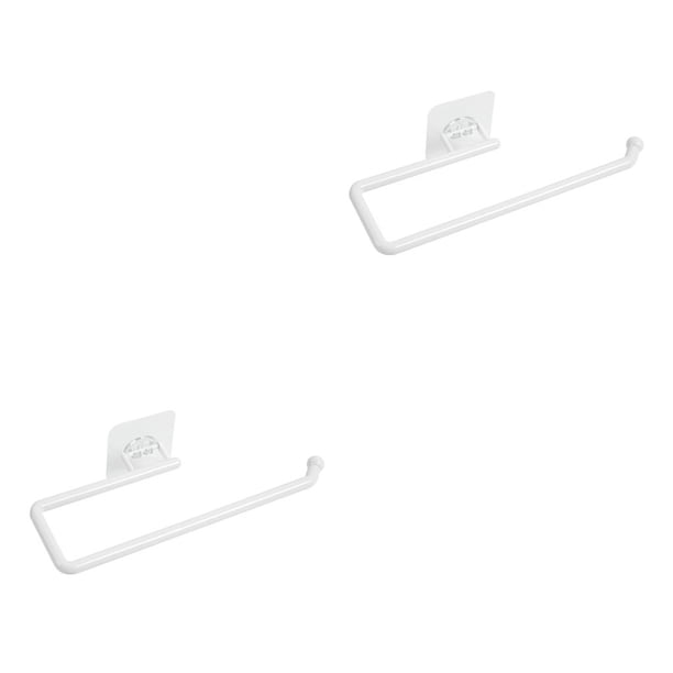 Soporte de almacenamiento de papel de cocina Bewildely 2Conjunto Blanco
