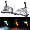 thumbnail image 2 of For 2016 2017 2018 Toyota Prius Bumper Driving LED Fog Lights Signal Lamp Chrome, 2 of 15