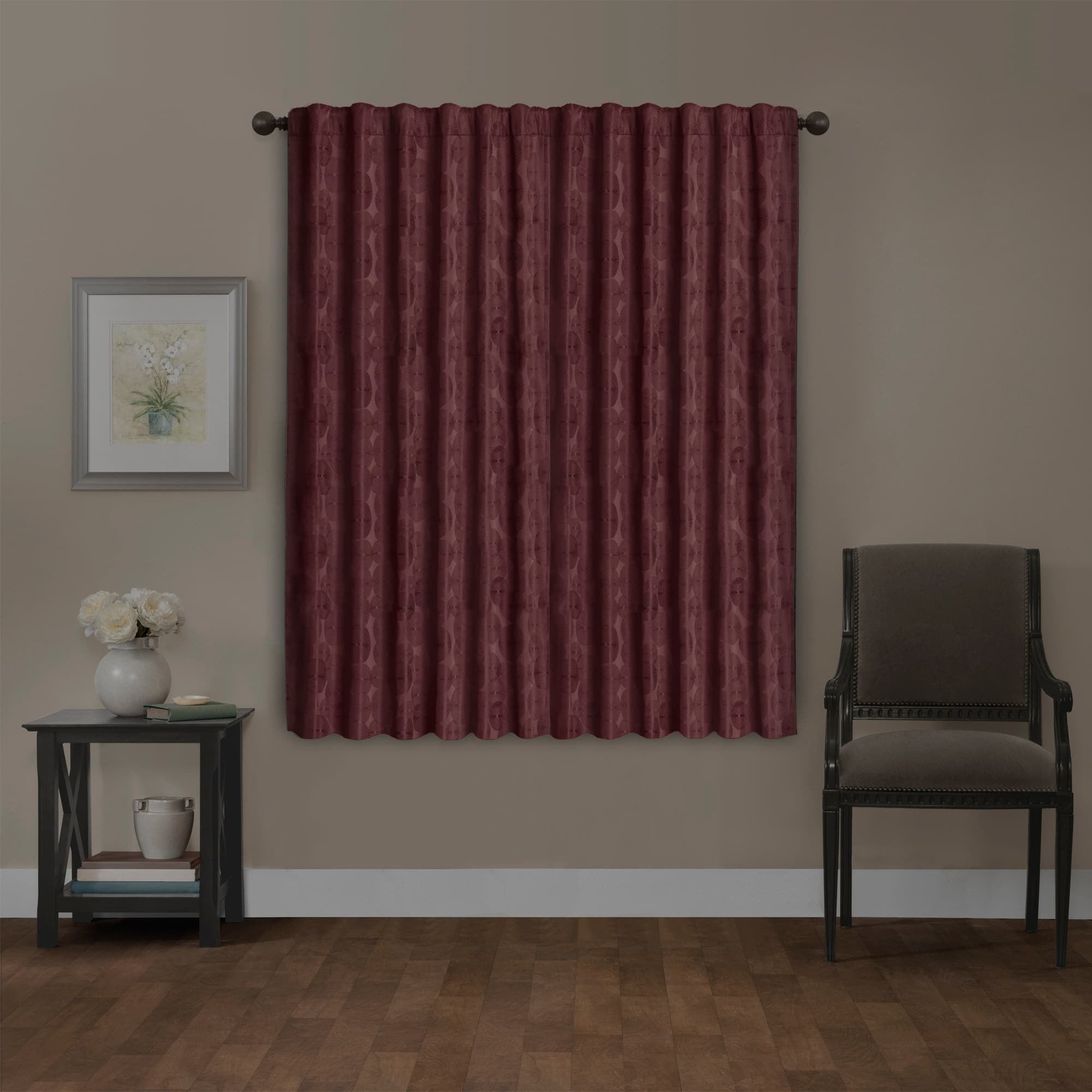Carlton Blackout Platinum Smart Curtains Window Curtain Panel 50
