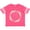 Football Pink and White, variant on Inktastic Breast Cancer Pink Ribbon Awareness Wreath Girls Toddler T-Shirt