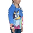 thumbnail image 3 of Saiise Unisex Kids Bluey Sweatshirt Boys Girls Hooded Kangaroo Pocket Pullover Hoodies-X-Large, 3 of 7