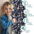 thumbnail image 3 of Blackout Kids Curtains,Pioneer Flower Floral Print Pattern Childrens Insulated Curtains Set Of 2,Bedroom Essentials,Toddler Room Decor 42"x63", 3 of 5
