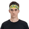 thumbnail image 4 of Uemuo Lemon1 Printed Sports Headbands for Men Women,Moisture Wicking Workout Headband, Sweatband Headbands,Non-slip Workout Gym Yoga Headband, 4 of 9