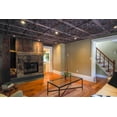 thumbnail image 3 of Drop-In, Glue-Up 2'x2' Faux Tin PVC Ceiling Tile In Weathered Copper, Pack Of 25 (100 sq/ft.), 3 of 3