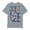 Grey, variant on Womens Tired Dads Club Graphic T Shirt Crewneck Short Sleeve Funny Dad Life Road Map Back Print Casual Tee Tops