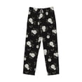 thumbnail image 4 of Xecao Rose Flowers Men's Straight Lounge Pajama Pants: The Ultimate in Comfortable Sleepwear, 4 of 9