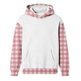 thumbnail image 5 of Sudadera con capucha para niños, cuello redondo, manga larga, ropa de abrigo para niños de talla mediana y grande, jersey, blusa de poliéster para niños, 5 of 5