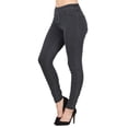 thumbnail image 2 of Lildy Women’s Real Denim Skinny Jean Jeggings, Stretchable Cotton Blend Material, Grey Wash, Small/Medium, 2 of 5