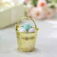 thumbnail image 3 of BalsaCircle 12 Gold Pail Bucket 2" Mini Planter Party Favor Candy Gift Holders Weeding Home, 3 of 7