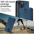 thumbnail image 6 of Vintage Wallet Stand Phone Case for iPhone X XS XR SE 8 7 6 6S Plus Max, Magnetic Closure Card Holder Back Cover, Business Skin-Friendly Protective Shell(Green,XS Max), 6 of 8