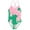 Ruffles Green Floral Pink, variant on Girls Bathing Suit 2-9 Years Cute One Piece Swimsuit for Toddler Kids Adjustable Quick Dry Swimwear for Summer Beach Wear UPF 50+