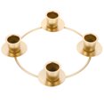 thumbnail image 1 of Corona de velas de Adviento, candelabro de hierro, soporte de vela en forma de anillo, soporte de vela de Adviento, 1 of 7