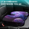 thumbnail image 4 of Premium Galaxy Pattern Memory Foam Seat Cushion Ergonomic Chair Pad for Office Chair, Car, Airplane & Bleachers Sciatica, Tailbone Hip & Back Pain Relief - Chair Cushion for Long Office Workers., 4 of 5