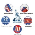 thumbnail image 5 of 4th of July Porch Sign Patriotic Door Decoration - “Let Freedom Ring” and “GOD Bless America”, Fourth of July Memorial Day Independence Day Flag Day Labor Day Hanging Banner for Yard Indoor Outdoor, 5 of 8