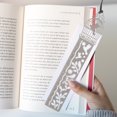 thumbnail image 3 of MasteelfCA 8 pcs Hollow Drawing Bookmark Ruler Stencils Metal Drawing Bookmark Ruler Stencils for Kids, 3 of 7