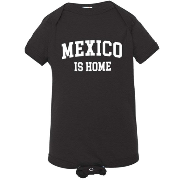 PleaseMeTees™ Baby Mexico Is Home Born In From Hecho EN HQ Jumpsuit