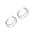 thumbnail image 1 of Guardurnaity Pendientes de aro de línea de Metal de Color plateado con personalidad de doble capa a la moda para mujer, joyería Retro, regalos Ropa, zapatos y accesorios Miscelánea, 1 of 6