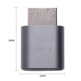 thumbnail image 3 of Adaptador De Pantalla Virtual Compatible Con Hdmi Dummy Plug Lock Tarjeta Gráfica Gpu Rig Emulator Para Bitcoin Btc Mining Miner Advancent EL016998-03, 3 of 5
