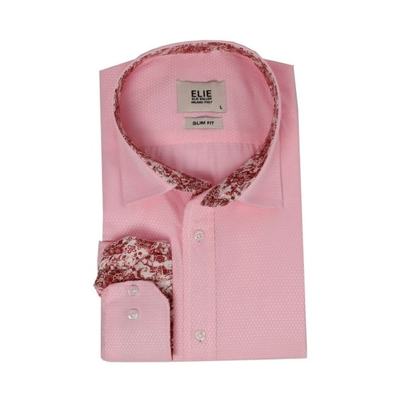Elie Balleh Pink Men's Button Down Shirt