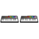 thumbnail image 1 of Controlador Teclado MIDI 25 Teclas Con 8 Pads Batería Retroiluminados Y Pantalla OLED Perillas, 1 of 7