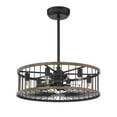 thumbnail image 5 of Kona 6-Light Fandelier in Sapele, 5 of 5