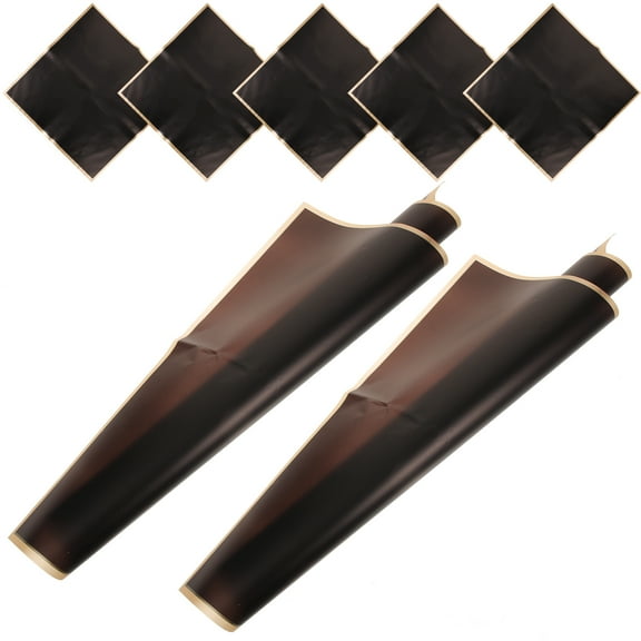 20 Pcs Floral Wrapping Paper for Bouquets Black Artificial Flowers