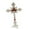 Silver, variant on Standing Crucifix Crucifix with Stand Jesus on The Cross Statue Metal Table Cross Jesus Crucifix for Altar Home Decor Fireplace Dining Table