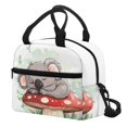 thumbnail image 3 of HUIACONG Lunch Bag with Sleeping Koala Pattern, Insulated Lunch Tote with Aluminum Film Material for Kids School and Outdoor Travel, 3 of 10