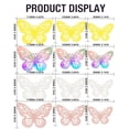 thumbnail image 3 of 12Pcs Butterfly Wall Stickers, Alice in Wonderland Party Decor, 3D Fairy Party Decorations, Perfect for Tea Party & Birthday Wall Accents, 3 of 5