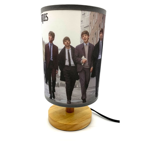 Beatles Table Lamp Night Light Wood Base Room Decoration or Great Gift Ideas