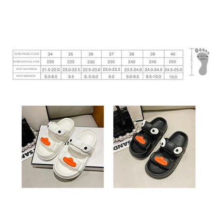 

Cute 3D Animal Pattern Double Strap Sandals Lightweight Thick Sole Slippers for Women and Men Non-Slip Open Toe Double Strap Sandals for Indoor or Outdoor
