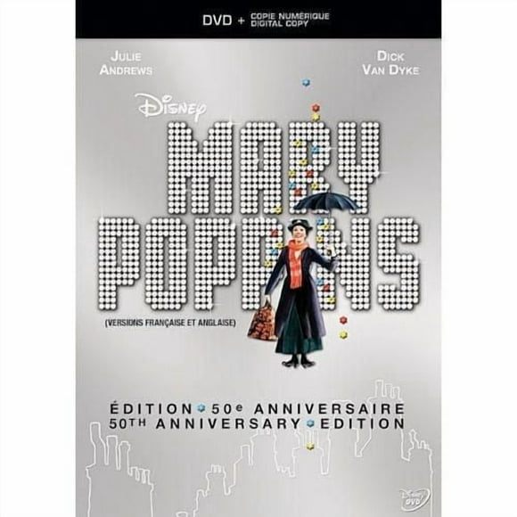 Mary Poppins (50th Anniversary Edition) (DVD + Digital Copy) (Bilingual)