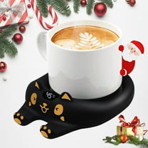 Mug Warmer,Coffee Warmer for Desk Candle Warmer Auto Shut Off,Coffee Cup Warmer with 3 Temp Settings,Electric Beverage Warmer Plate for Coffee,Tea,Water Milk and Cocoa (Black)