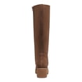 thumbnail image 2 of GIANI BERNINI Womens Brown Lug Sole Stretch Valensia Round Toe Block Heel Zip-Up Leather Riding Boot 8.5 M, 2 of 4