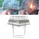 thumbnail image 1 of Parrilla de Carbón para Barbacoa, Parrilla para Ahumador de Barbacoa de Acero Inoxidable Plegable Portátil, Adecuada para Picnics de Campamento Estufa de 3 piezas + palo de barbacoa + parrilla Macarena Parrilla de carbón portátil, 1 of 8
