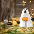 thumbnail image 6 of Holloyiver Halloween Ghost Dog Costume, White Ghost Costumes for Dogs Cats Halloween Dog Cosplay Costume Halloween Trick or Treat Party Cosplay for Dog (27.6 Inches), 6 of 6
