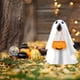 thumbnail image 5 of Capa Fantasma Halloween, Disfraces de Mascota, Capeza Blanca Halloween, Disfraces de Animales, Halloween Party, Portátil, Terciopelo, Para Mascotas, Uso en Casa, 5 of 7