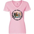 thumbnail image 3 of Inktastic All Dogs are Good Dogs with Cute Dog Family Women's V-Neck T-Shirt, 3 of 5