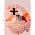 thumbnail image 2 of Urban Epiphany 19x24 Gold Ornate Wood Framed with Double Matting Museum Art Print Titled - Scandi Abstract, 2 of 4