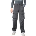 thumbnail image 3 of Vedolay Mens Sweatpants Relaxed Fit Casual Pants with Stretch Casual Pants Trousers Grey,XL, 3 of 4