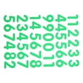 thumbnail image 2 of Home Office Night Glow 0-9 Number Sticker Glowing Numerical Cabinet Drawer Removable Decal Bathroom Luminous Adhesive Decoration Green Small, 2 of 7