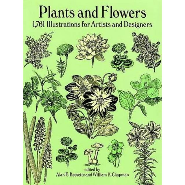 Plants and Flowers: 1761 illustrations for Artists and Designers